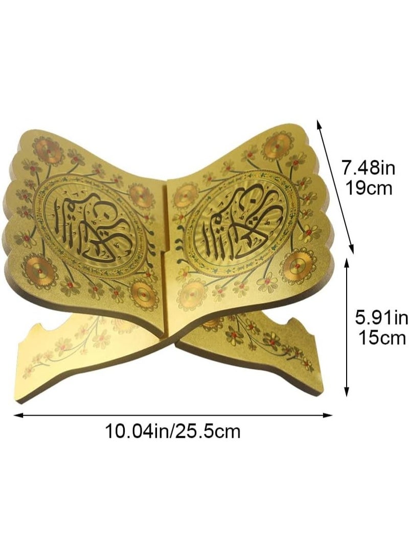ZAMZIN Wooden Holy Book Stand Holder Rehal – Foldable Holy Book Reading & Display Stand, Islamic Home Décor Tabletop Support, Available in Multiple Colors - Image 4